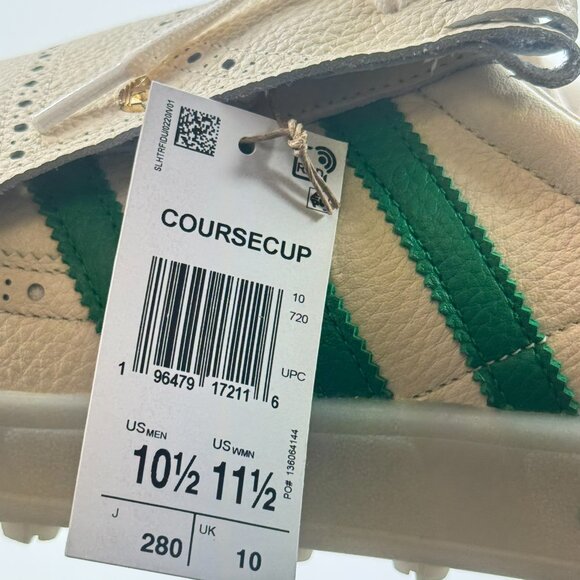 Adidas Coursecup Spikeless Golf \'Chalk White Green\' IH8436 Multi Size